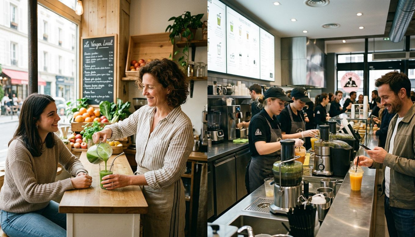 Boutique de quartier ou grande enseigne : où savourer un vrai jus ?
